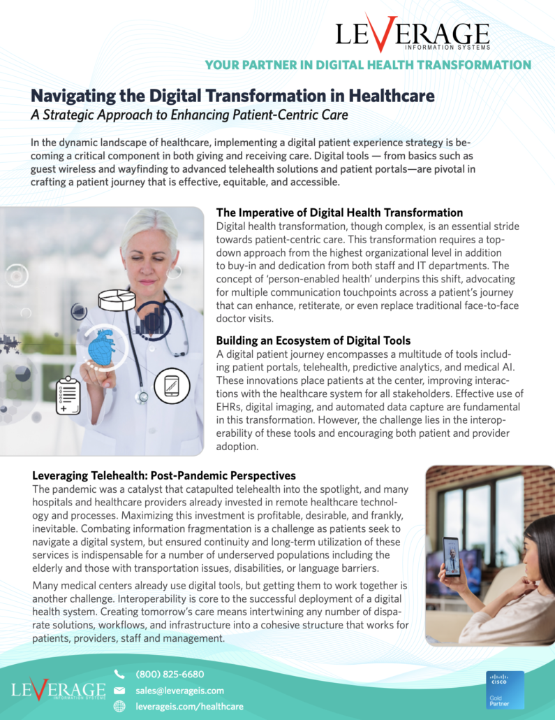 Navigating the Digital Transformation in Healthcare A Strategic Approach to Enhancing Patient-Centric Care